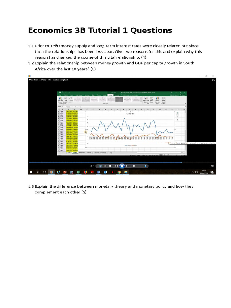 Economics 3B Tut1 | PDF