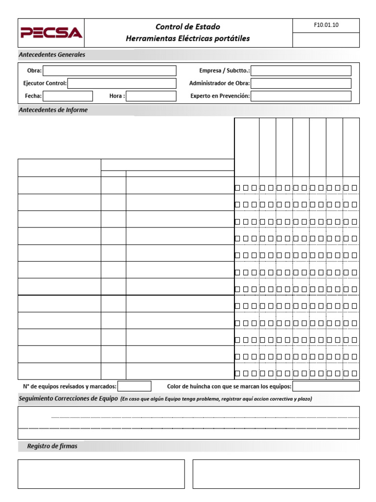F10 01 10v4 (ControlHerramientas) | PDF