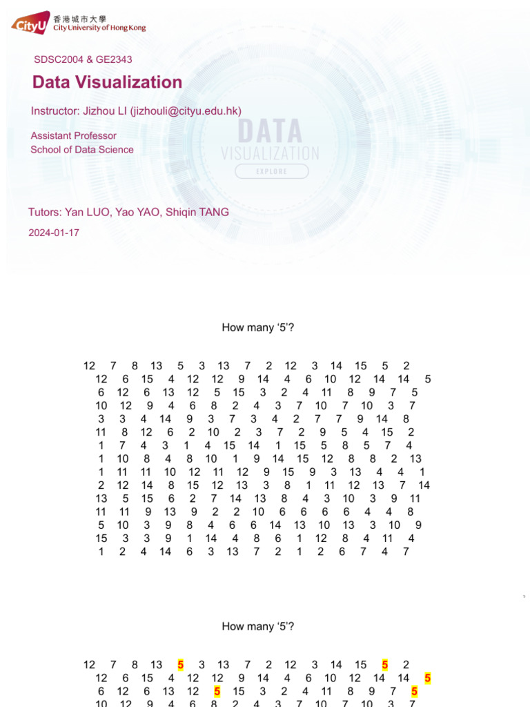 Data Visualization Course Overview | PDF | Json | Comma Separated Values