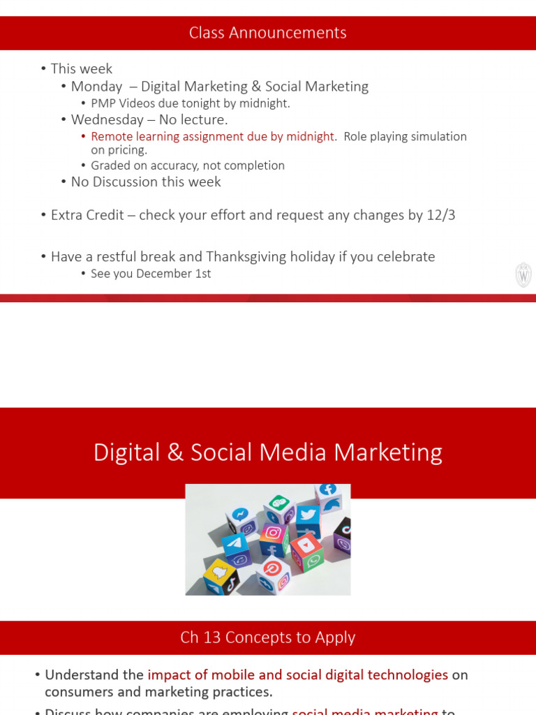 Digital Marketing Class Updates & Insights | PDF | Advertising ...