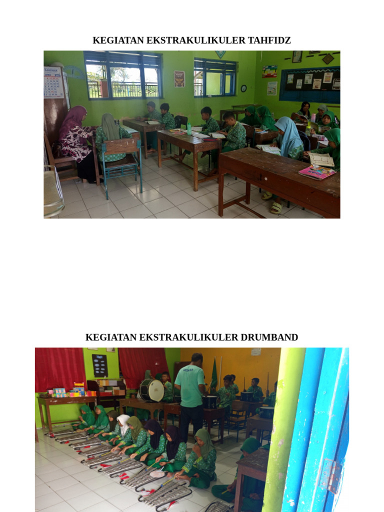 Foto Kegiatan Ekstrakulikuler | PDF