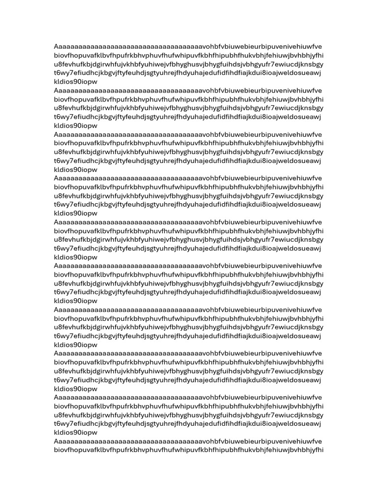 Random Text Generator Output | PDF