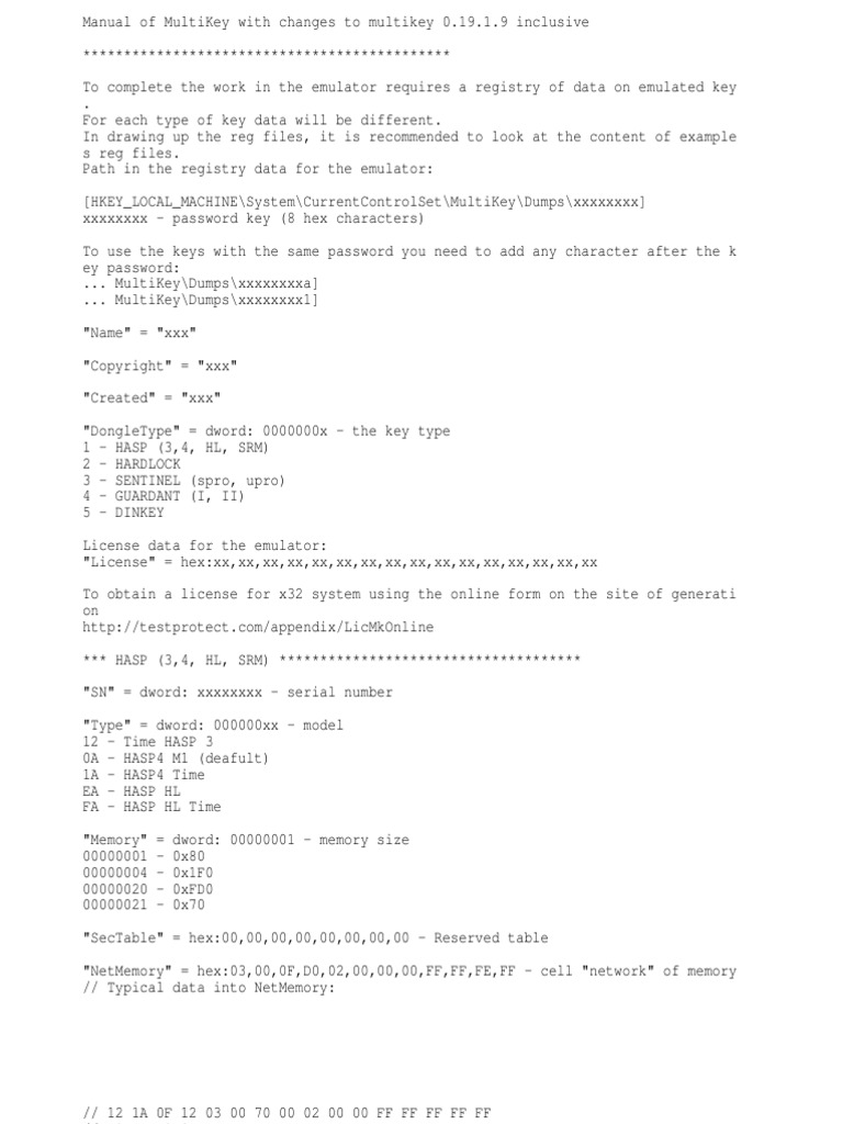 MultiKey Manual | PDF | Computer Architecture | Areas Of Computer Science