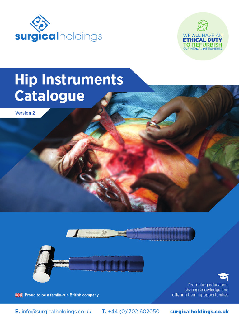 SH Catalogue Hip Instruments A5 Mar24 WEB | PDF | Hip | Musculoskeletal ...