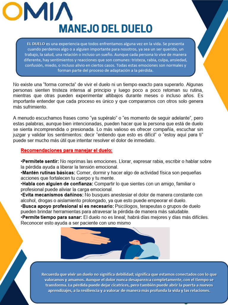 Cómo Manejar el Duelo Saludablemente | PDF | Dolor | Las emociones