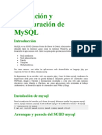 Instalación y Configuración de MySQL