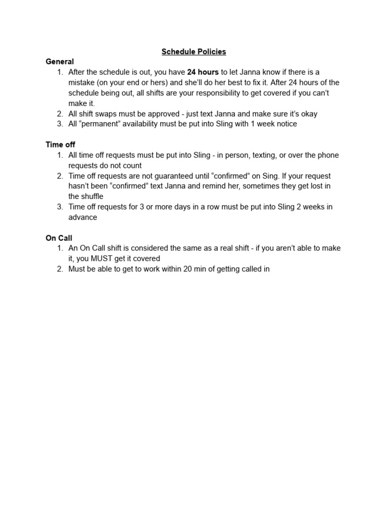 The Blue Mug_OOTB Scheduling Policies | PDF