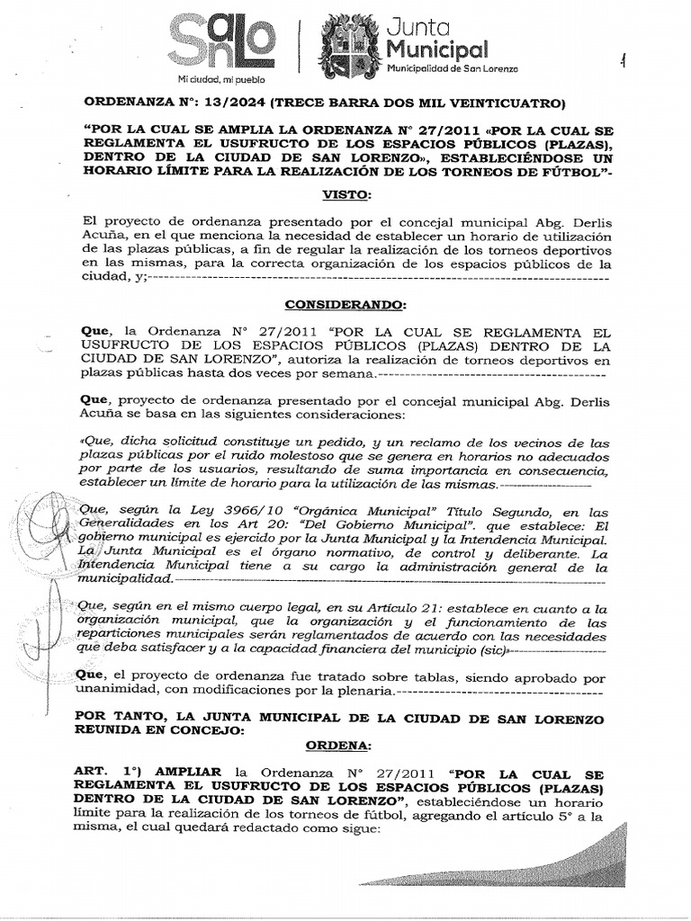 Ord 2024 13 | PDF