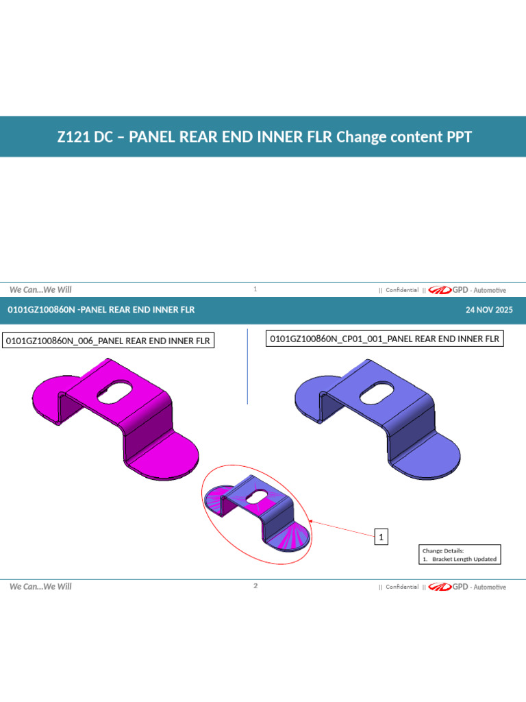 GPD Automotive Panel Rear End Update | PDF