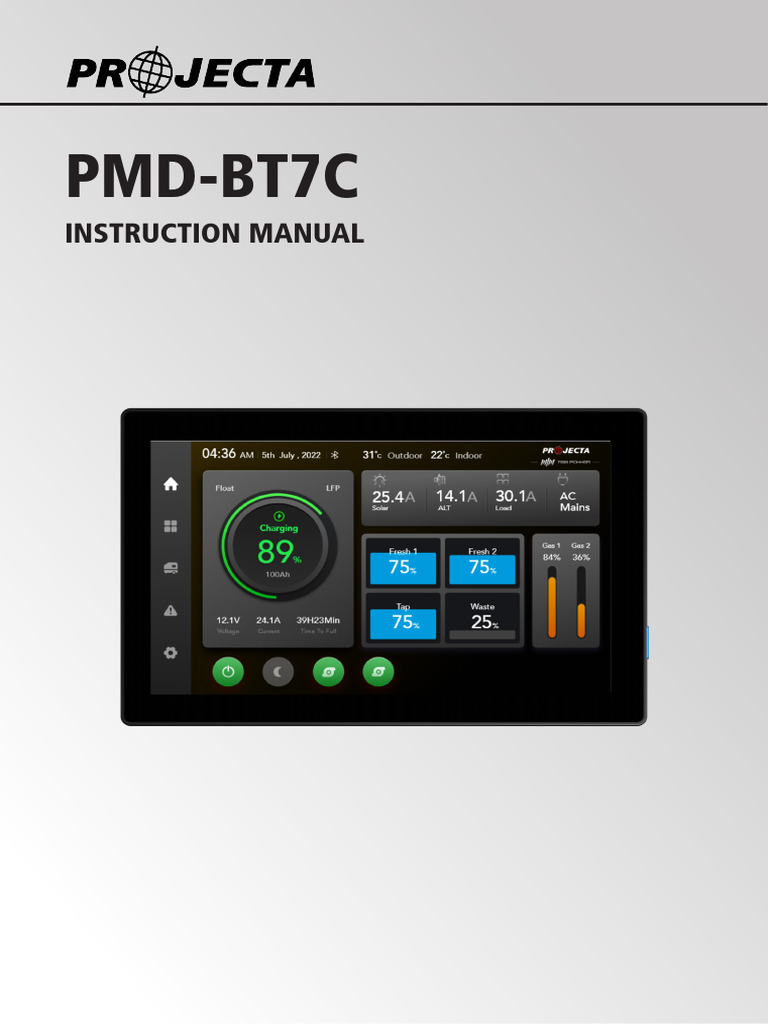 PMD-BT7C Battery Charger Manual | PDF | Battery Charger | Mains Electricity