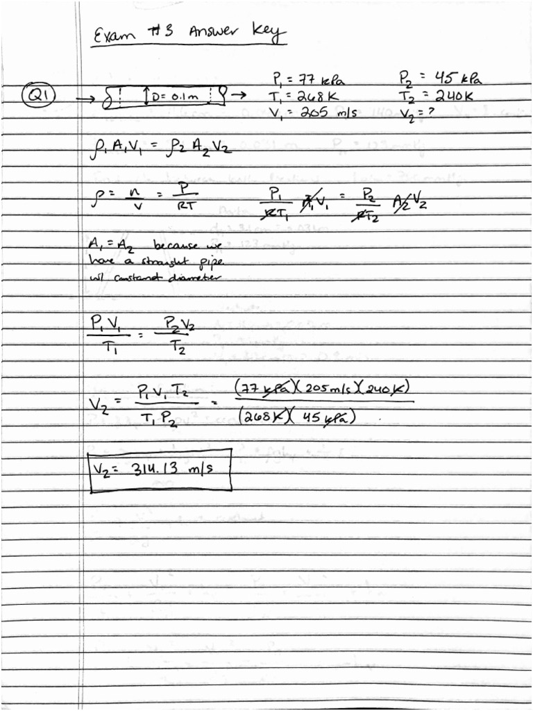 Exam 3 Answer Key | PDF