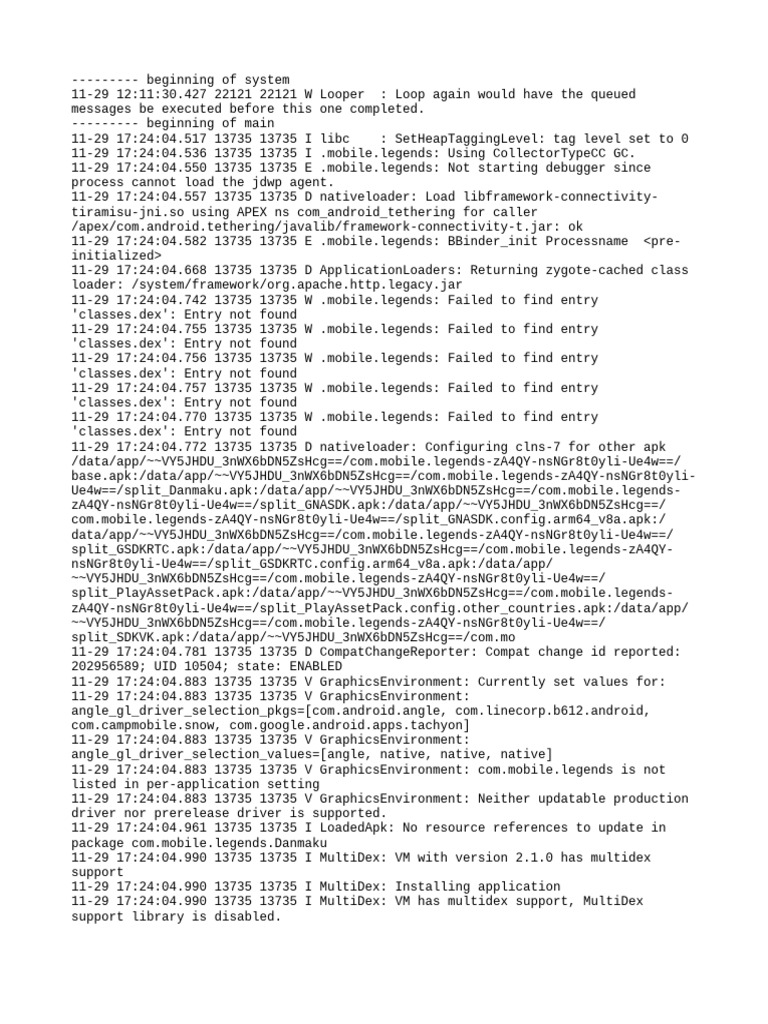 ML Logcat 1764411882317 | PDF | Computing | System Software