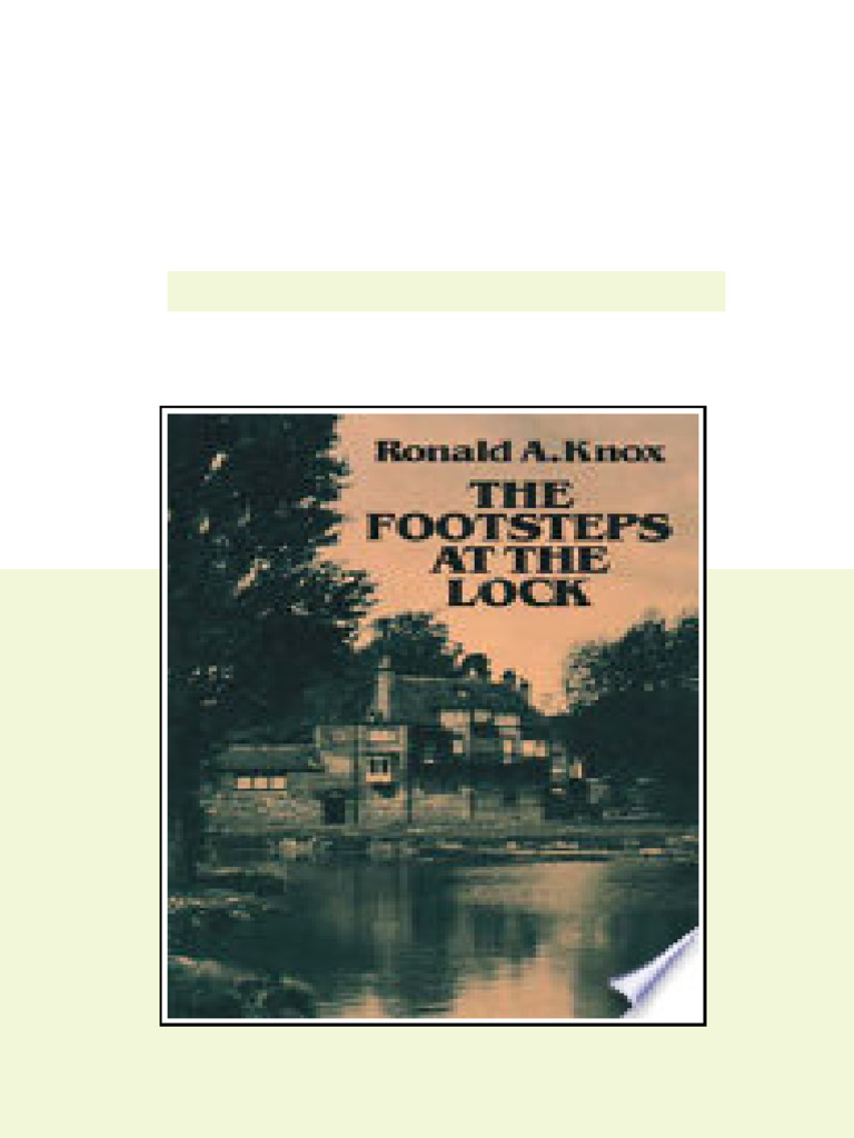 (Ebook) The Footsteps at The Lock by Knox, Ronald ISBN 9780486244938 ...