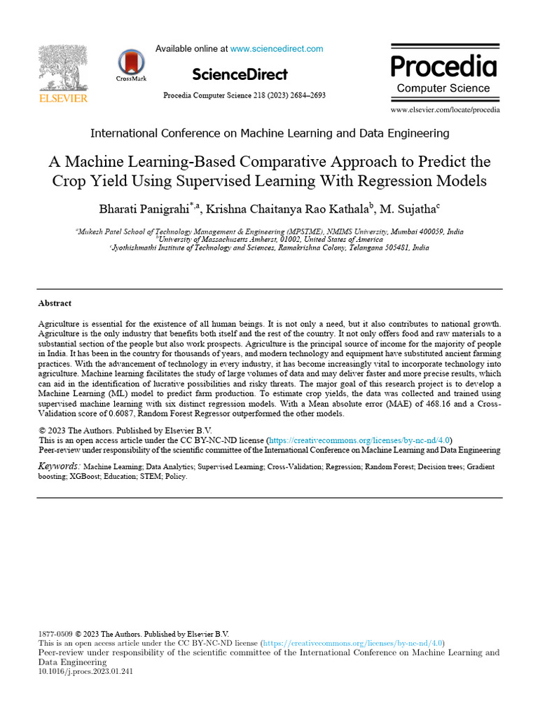 1 | PDF | Regression Analysis | Machine Learning