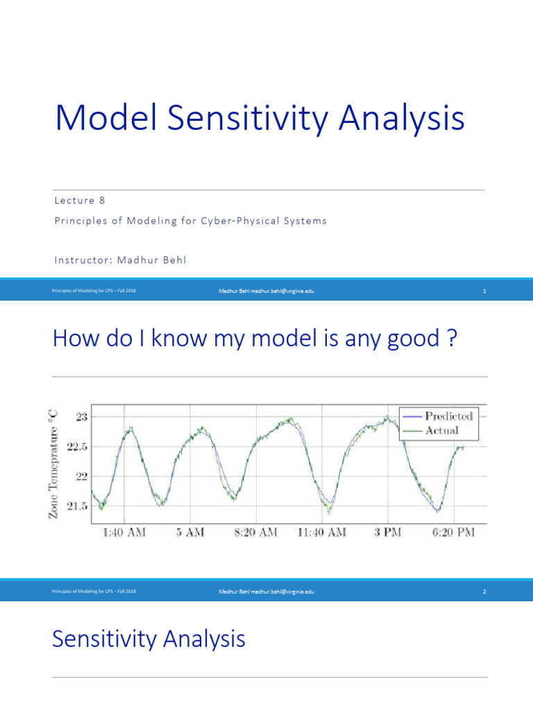 Energy CPS - Model Sensitivity Analysis | PDF | Statistical Theory ...