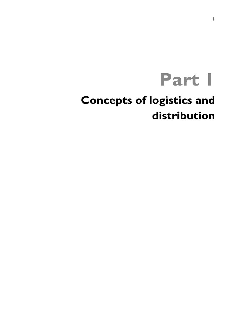 Logistics | PDF
