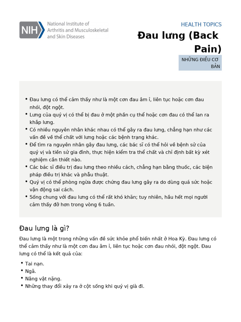 Back Pain Vi | PDF