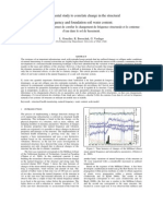 Experimental Study To Correlate Change in The Structural Frequency and Foundation Soil Water Content