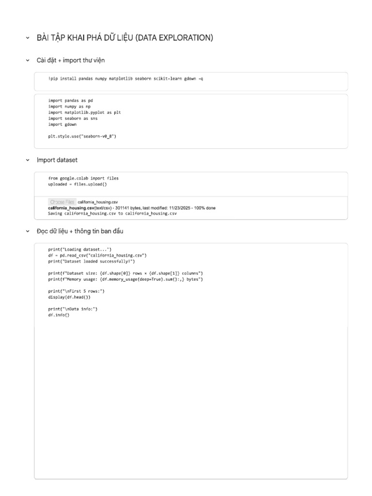 Data Exploration | PDF