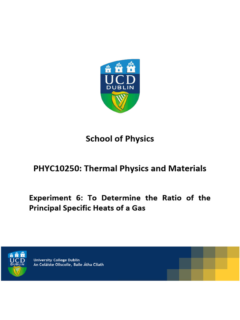 Experiment 6 Printable Version1 | PDF | Gases | Temperature