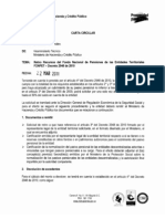 Circular Retiro de Recursos FONPET - Decreto 2948 de 2010