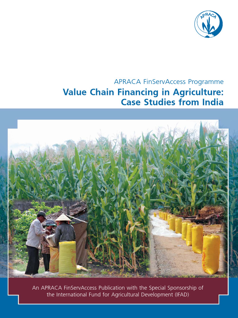 Agricultural Value Chain Financing in India | PDF | Smallholding ...