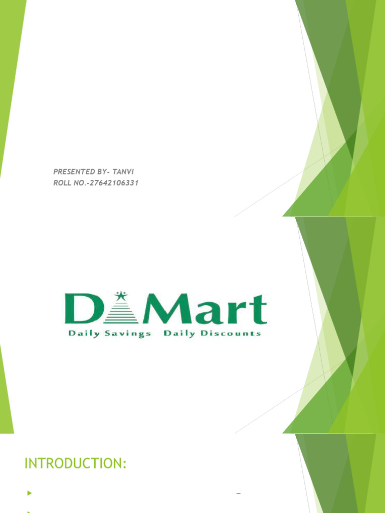 d-mart-230411133005-8bb62125 | PDF | Brick And Mortar | Grocery Store