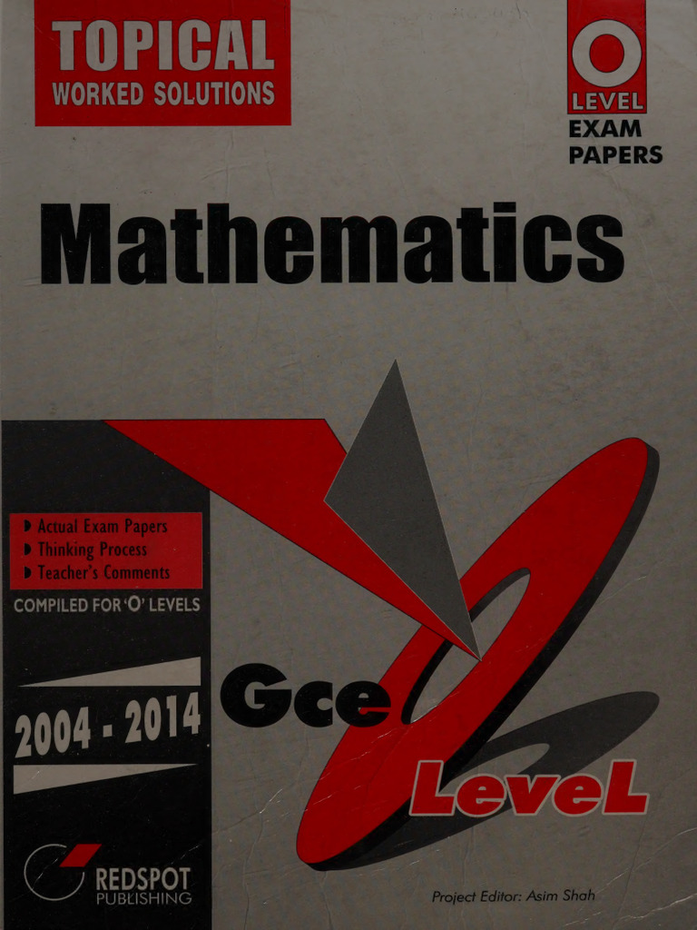 O Level Mathematics Exam Papers Guide | PDF | Set (Mathematics) | Numbers