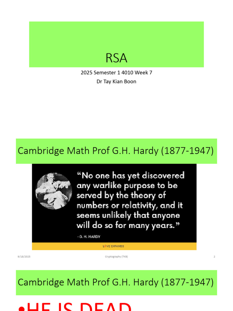 LN07&08&09 | PDF | Cryptography | Encryption