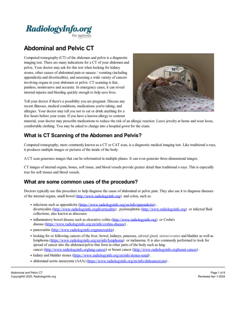 Abdominct | PDF | Ct Scan | Medical Imaging