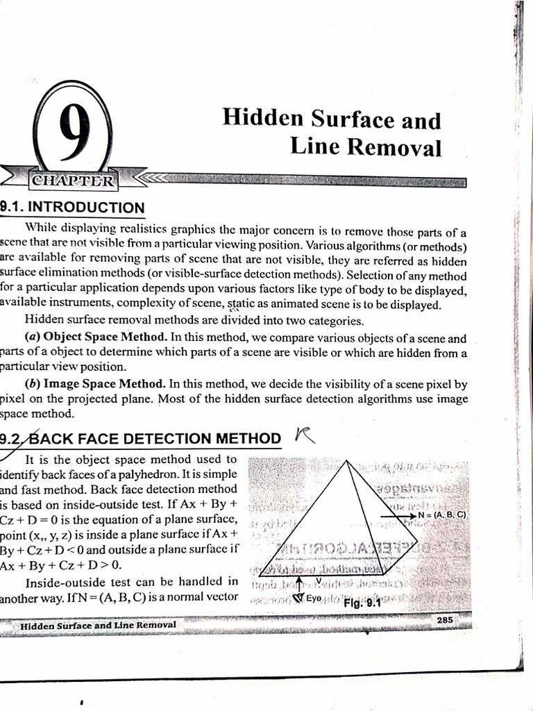 Hidden Surface | PDF