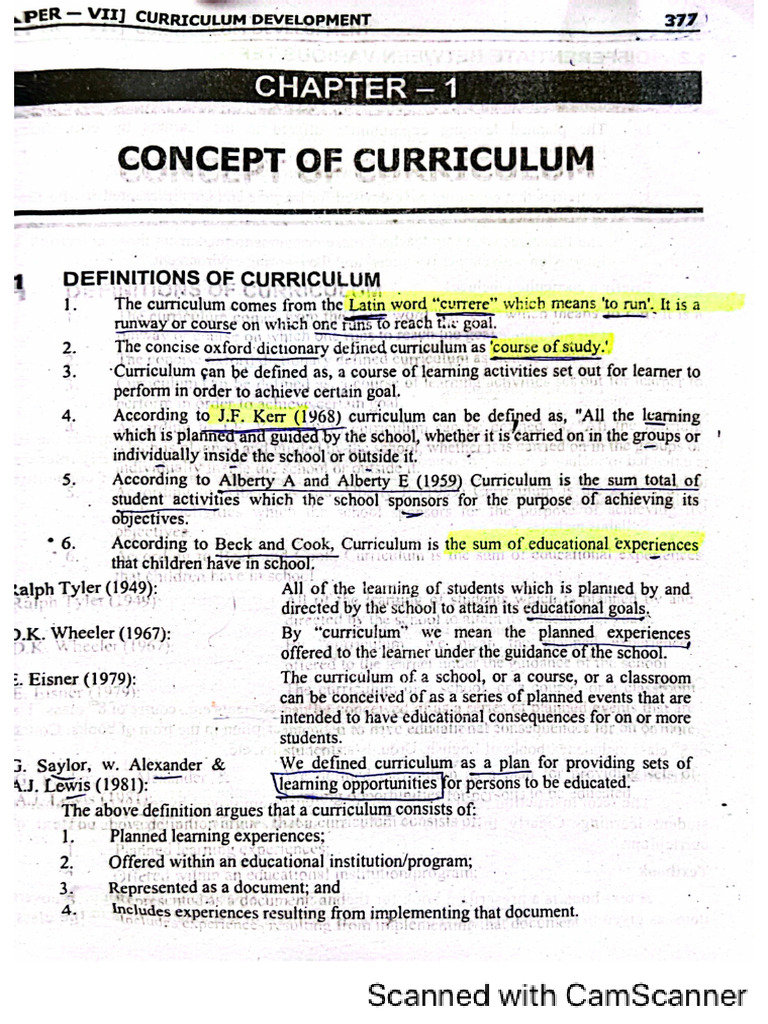 Curriculum Development | PDF