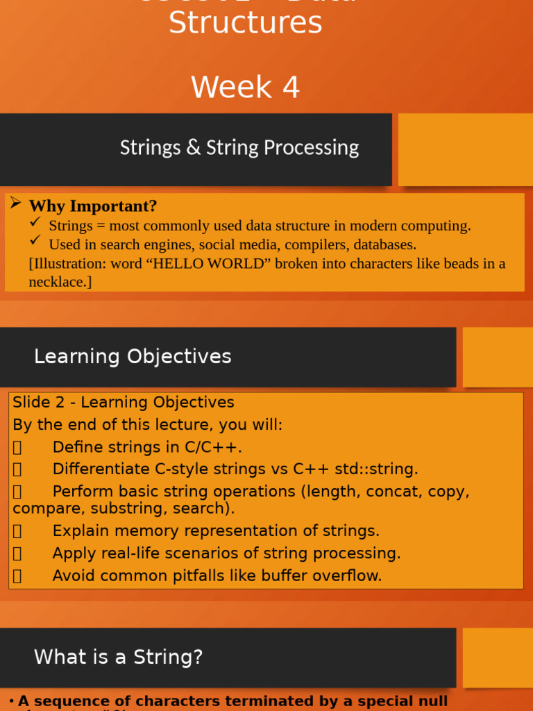 Strings in C++: Processing & Operations | PDF | String (Computer ...