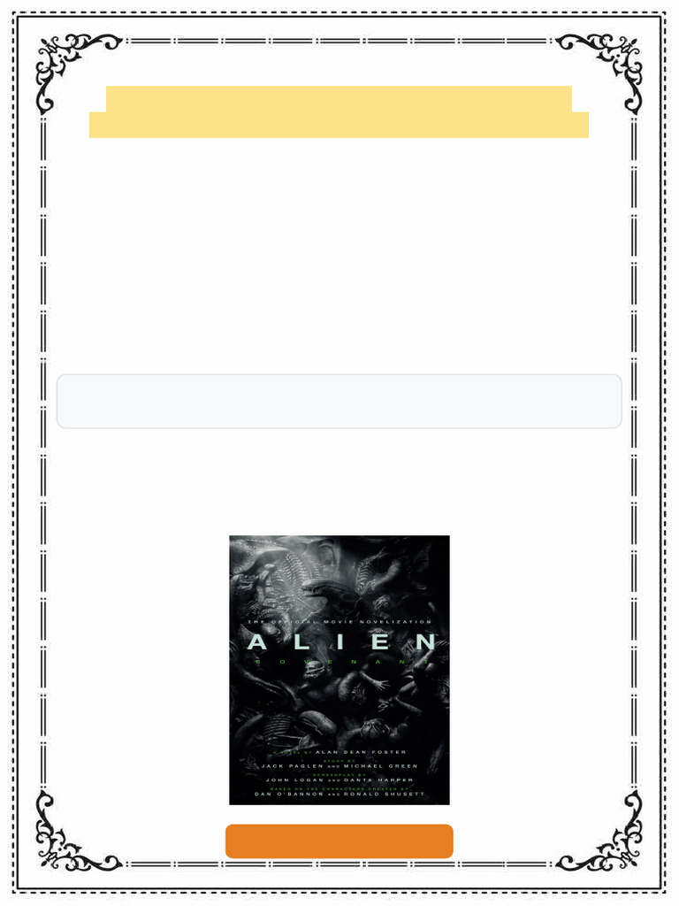 Alien Covenant 1st Edition Alan Dean Foster ebook full ebook collection ...
