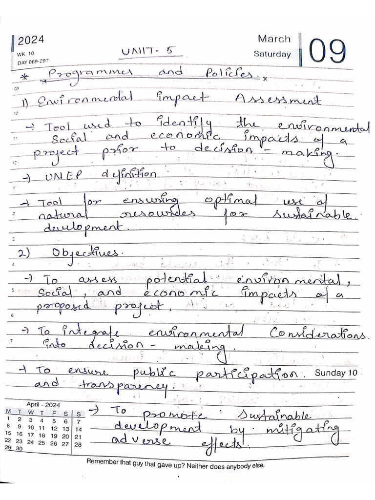 Unit 5 Environment and Ecology | PDF