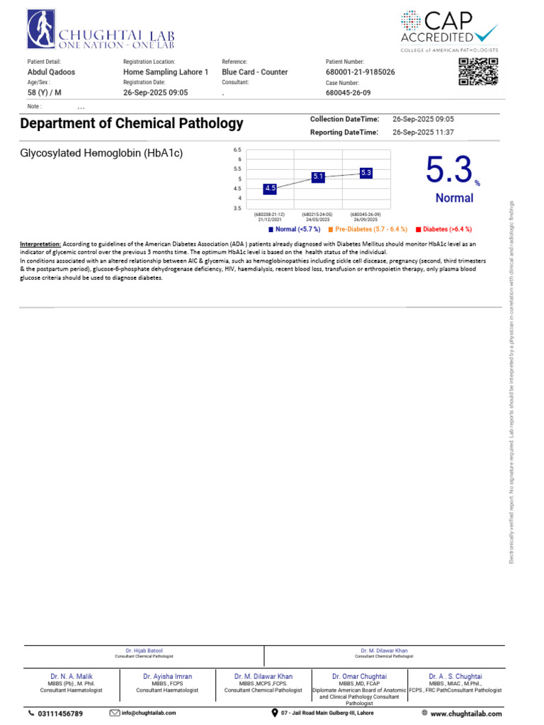 Glycosylated Hemoglobin (HbA1c) | PDF | Glycated Hemoglobin | Pathology