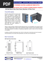 DIN Rail Mount Fiber Optic Patch Panel | PDF | Optical Fiber ...