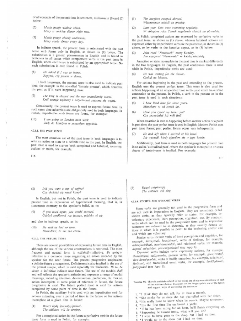 Contrastive Grammar-Part 4 | PDF