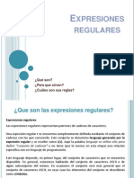 Exposicion - Expresiones Regulares