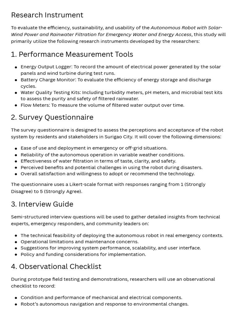 Research Instrument CAMLOBO | PDF | Usability