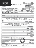 Maintenance Job Card Template | PDF