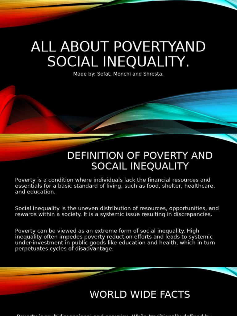 Understanding Poverty and Inequality | PDF | Poverty | Poverty ...