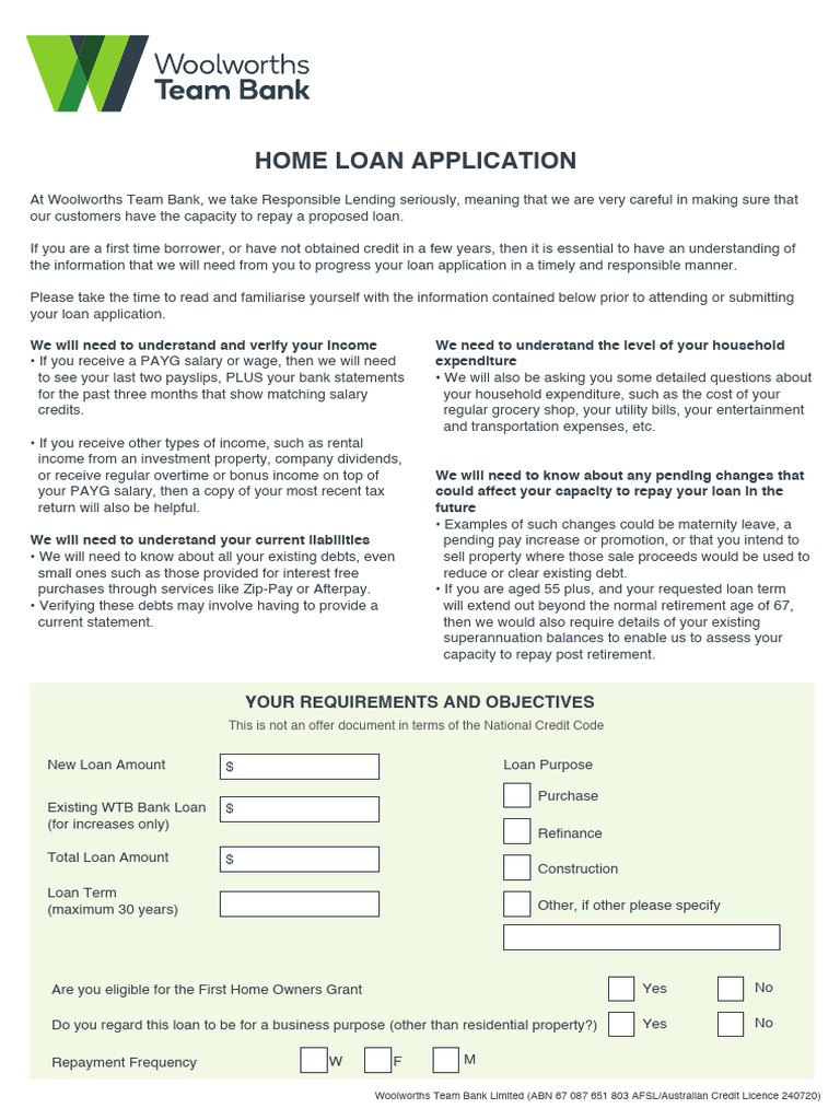 Home Loan Application Guide | PDF | Employment | Credit