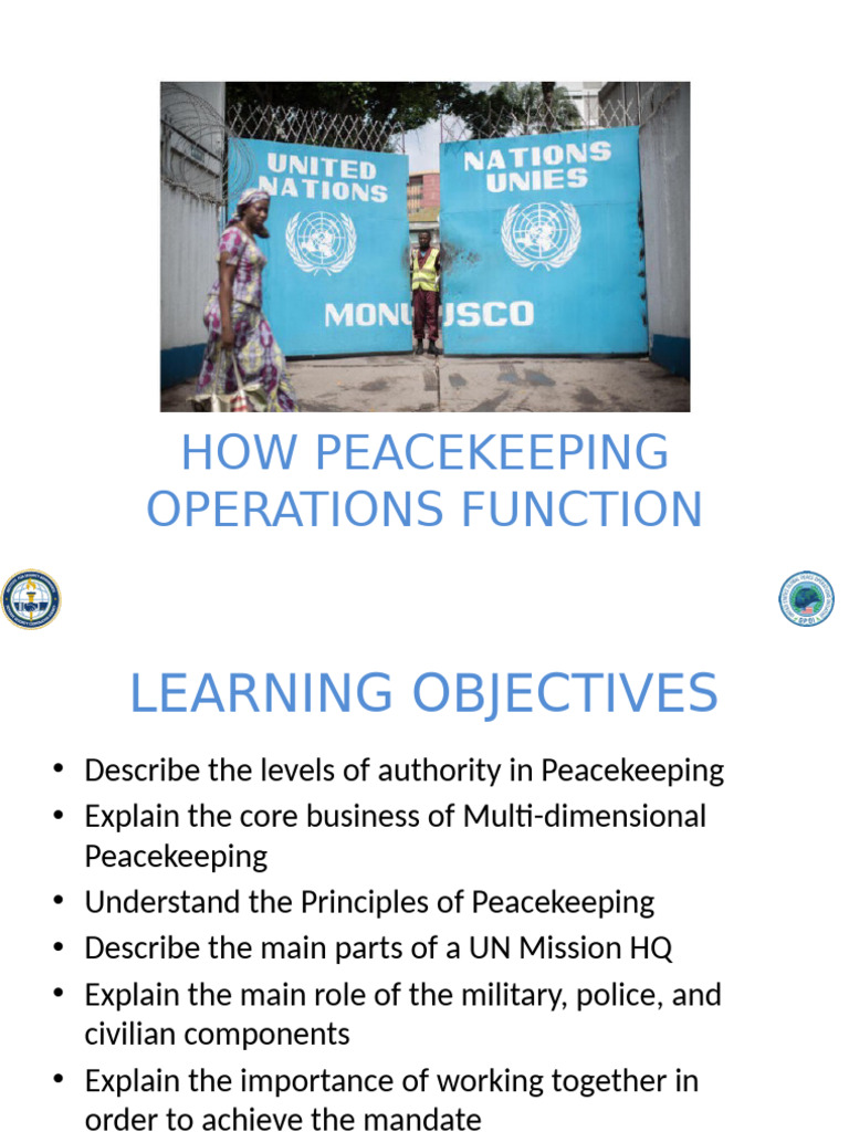 Understanding UN Peacekeeping Operations | PDF | Peacekeeping | United ...