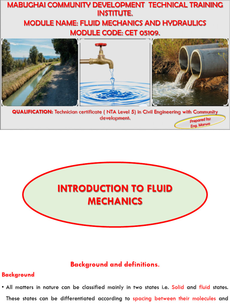Fluid Mechanics and Hydraulics Overview | PDF | Density | Fluid