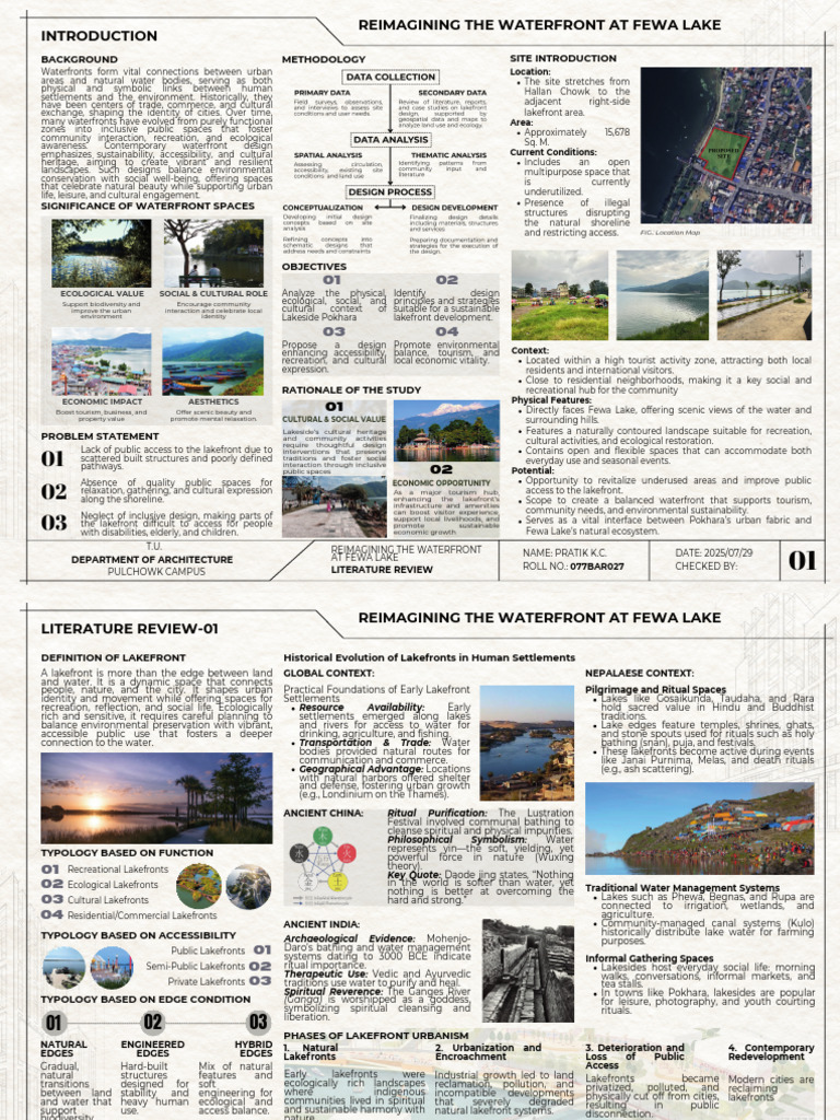 Revitalizing Fewa Lake Waterfront Design | PDF