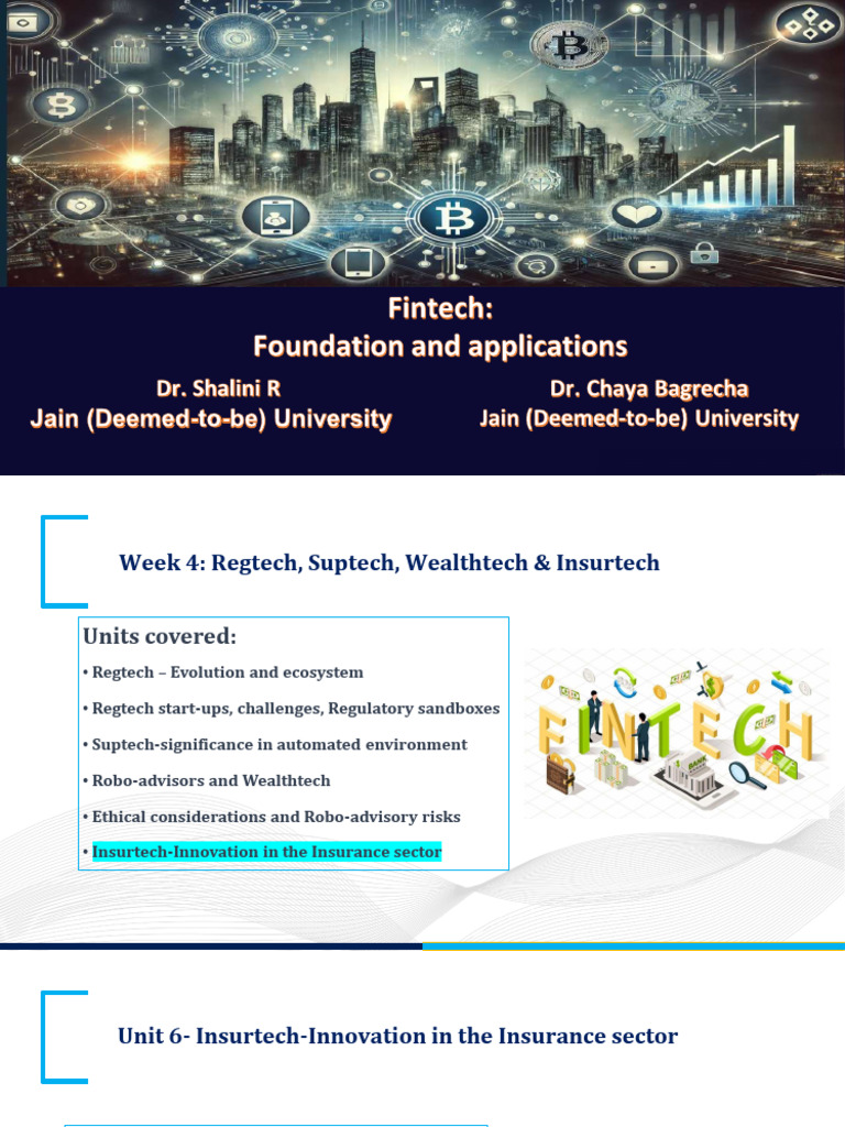 Insurtech Innovations and Challenges | PDF | Financial Technology ...