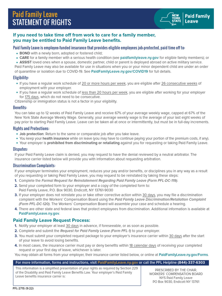 Paid Family Leave Rights & Benefits Guide | PDF | Employment | Parental ...