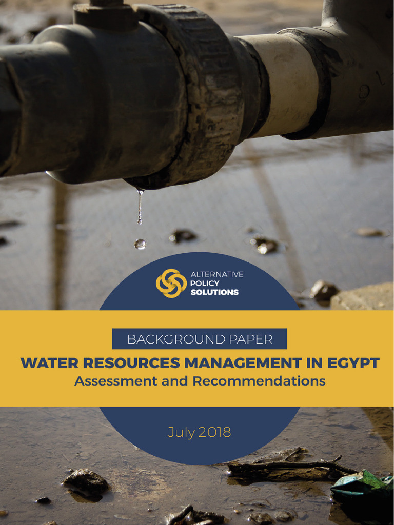 Egypt Water Resources Management Review | PDF | Groundwater | Water