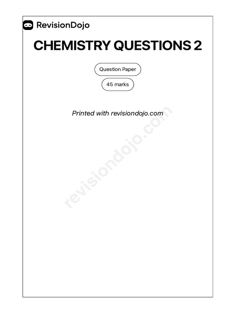 Chemistry Questions and Calculations Guide | PDF | Mole (Unit) | Gases